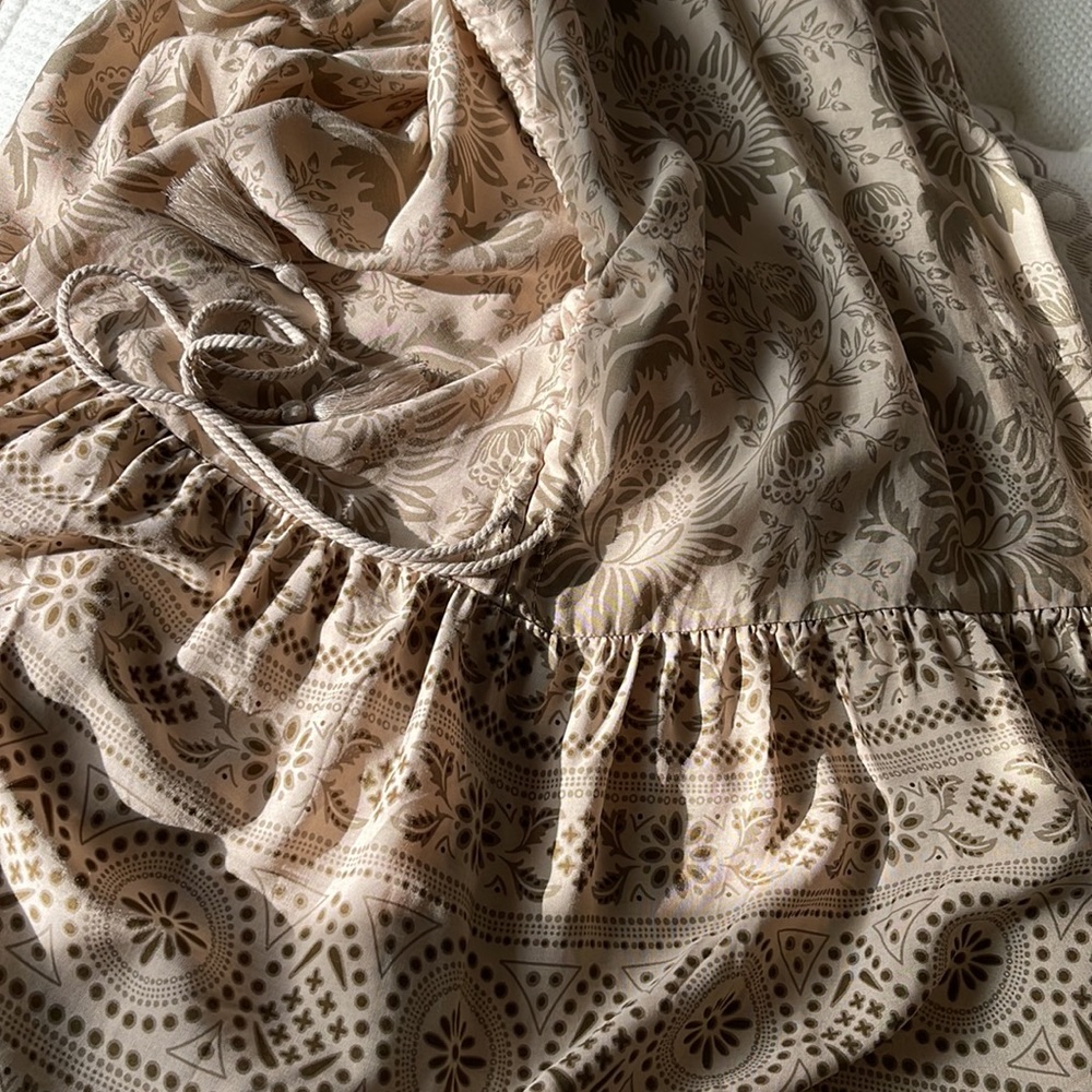 Lioness Ruched Maxi Skirt / Smoky - Picture 12 of 12